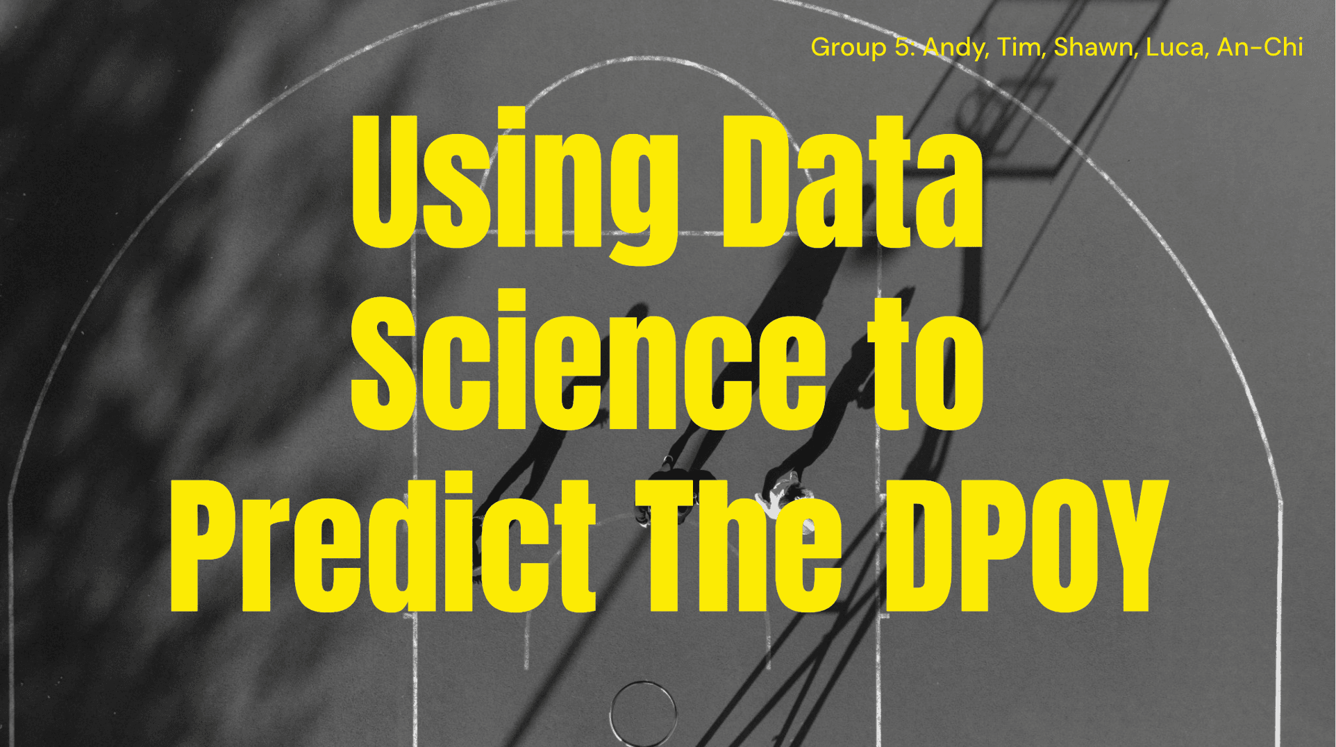 Predicting NBA Defensive Player of the Year: A Data Driven Approach